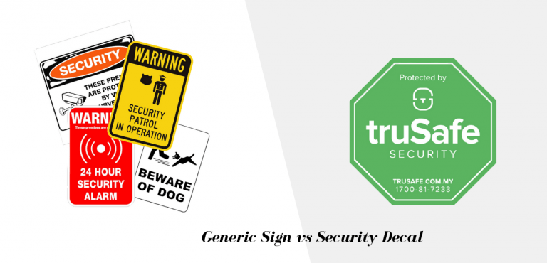 generic sign security decal
